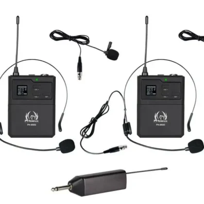 میکروفون بیسیم ۲کانال یقه ای فونیکس مدل PH-8500